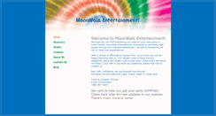 Desktop Screenshot of moonwalkentertainmentinc.com